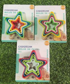 MOLDE DE POSTRE DE ESTRELLA 1UND (5PCS)