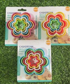 MOLDE DE POSTRE DE FLOR 1UND (6PCS)