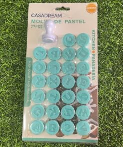 MOLDE DE POSTRE DE LETRA CON DISEÑO SELLO 1UND (27PCS)
