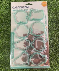 MOLDE DE POSTRE DE FORMA IRREGULAR 1UND (8PCS)