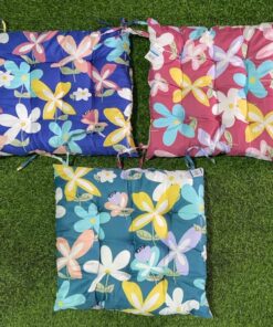 COJÍN CUADRADA PARA SILLA DE FLOR 1UND