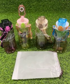 BOTELLA DE AGUA DE CACO CALO CON TIRA 800ML 1UND