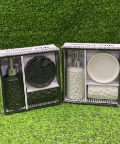 JUEGO DE ACCESORIOS DE BAÑO 1UND (3PCS)