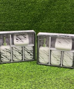 JUEGO DE ACCESORIOS DE BAÑO 1UND (4PCS)