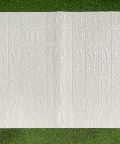 PAPEL TAPIZ DE LADRILLO GRIS 70*77CM 1UND