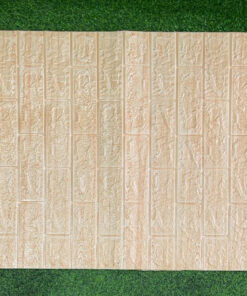 PAPEL TAPIZ DE LADRILLO AMARILLO 70*77CM 1UND