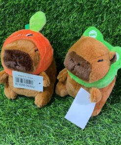 LLAVERO DE CAPYBARA CON GORRA RANA 1UND