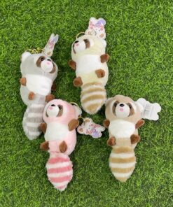 LLAVERO EN PELUCHE DE MAPACHE 1UND