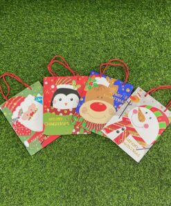 BOLSA DE REGALO NAVIDEÑA 18*23*10CM 1UND