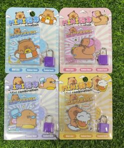 MINI DIARIO DE CAPYBARA CON CANDADO 1UND