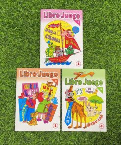 LIBRO DE JUEGO Y PINTAR 1UND