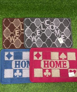 ALFOMBRA RECTANGULAR DE LETRA HOME / WELCOME 59.5*39.5CM 1UND