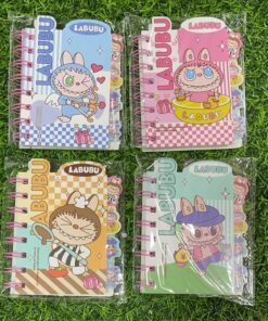 MINI LIBRETA CON RESORTES DE LABUBU 1UND