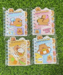 MINI LIBRETA CON RESORTES DE CAPYBARA 1UND