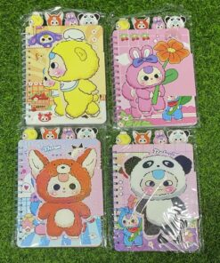 CUADERNO CON RESORTES DE ANIMAL A5 1UND