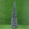 ÁRBOL NAVIDEÑO DE GUIRNALDA VERDE CON BLANCO 1.8M 1UND