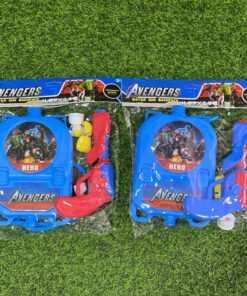 SET DE PISTOLA DE AGUA CON MOCHILA DE AVENGERS MST-3C 1UND