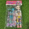 MUÑECA PRINCESA CON PATINETA 2028-23 1UND