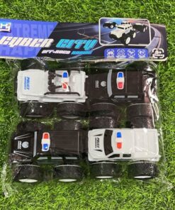 SET DE CARRO DE POLICÍA 1UND (4PCS)