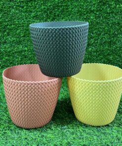 CESTA DE ALMACENAMIENTO DE MACETA REDONDO 15*13CM 1UND