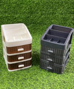 GABINETE DE 3 GAVETAS DE TUBO 16*12*18.5CM 1UND