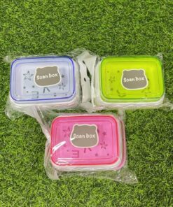 JABONERO CON TAPA 13*9*5CM 1UND