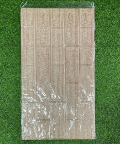 PAPEL TAPIZ DE LADRILLO CAFÉ CLARO 70*77CM 1UND