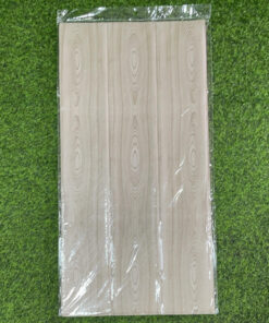 PAPEL TAPIZ DE MADERA CAFÉ CLARO 70*70CM 1UND