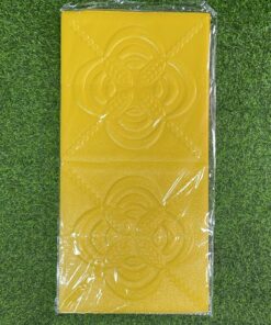PAPEL TAPIZ DE COLOR AMARILLO CON DISEÑOS 70*70CM 1UND