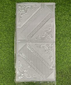 PAPEL TAPIZ DE COLOR GRIS CON DISEÑOS 70*70CM 1UND