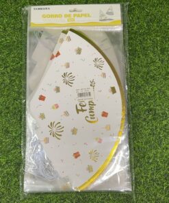 SET DE GORRO PARA FIESTA DE FELIZ CUMPLIAÑOS 1UND (6PCS)