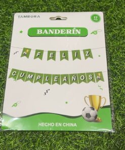 BANDERA PARA FIESTA DE FOOTBALL 12*17CM 1UND