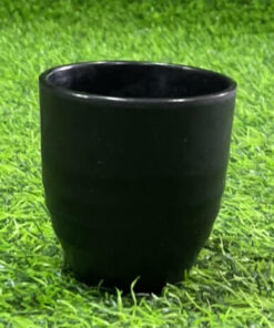 VASO PLÁSTICO DE COLOR NEGRO 1UND