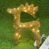 CIERVO NAVIDEÑO CON LUZ 35CM 1UND