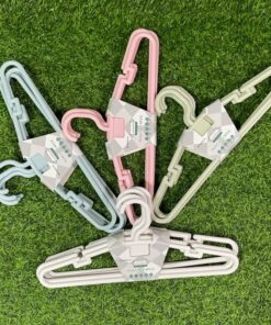 GANCHO PLÁSTICO PARA ROPA DE NIÑ@ 31CM 1UND (5PCS)