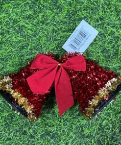 DECORACIÓN NAVIDEÑA DE CAMPANA ROJA 17*8*5 1UND