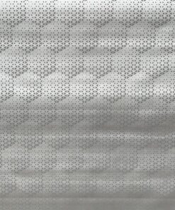 MANTEL EN ROLLO DE HEXÁGONO PLATEADO 1.37*20M 1UND