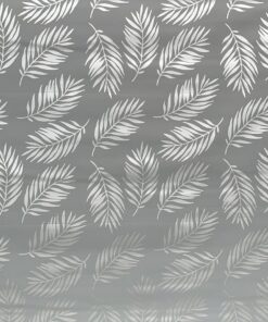 MANTEL EN ROLLO DE HOJAS PLATEADA 1.37*20M 1UND