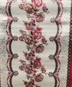 MANTEL EN ROLLO DE ROSA ROJA 1.37*20M 1UND