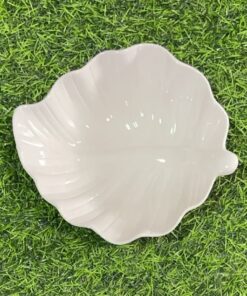 PLATO CERÁMICA PARA SALSA DE HOJA 1UND