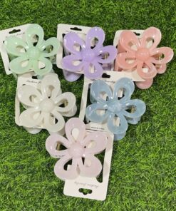 PRENSA PARA CABELLO DE FLOR COLOR LISO 1UND