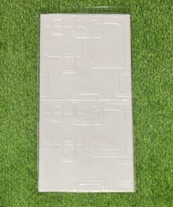 PAPEL TAPIZ DE CUADRADOS COLOR BLANCO 70*70CM 1UND