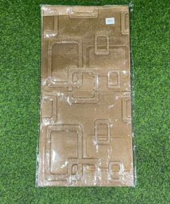 PAPEL TAPIZ DE CUADRADOS COLOR CAFÉ 70*70CM 1UND