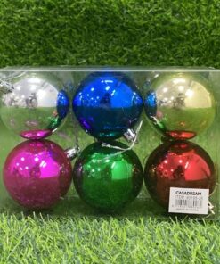 SET DE BOLA NAVIDEÑA DE 6CM 1UND (6PCS)