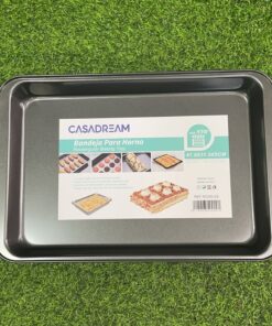 MOLDE RECTANGULAR DE HORNO PARA PIZZA O POSTRES 47.5*31.5*5CM 1UND
