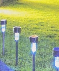 SET DE DECORACIÓN PARA JARDÍN DE REDONDO CON ENERGIA SOLAR 1UND (10PCS)