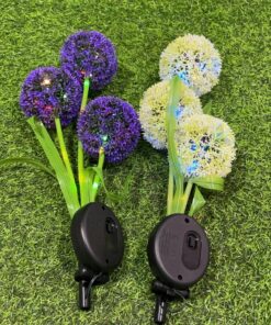 FLOR ARTIFICIAL DE DIENTE DE LEON CON ENERGIA SOLAR 1UND