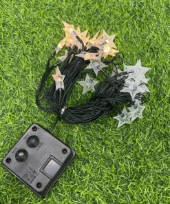 LUZ SOLAR NAVIDEÑA DE COLOR AMARILLA DE ESTREALLA 30L-8M 1UND