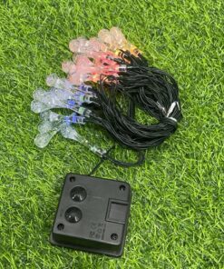 LUZ SOLAR NAVIDEÑA DE COLORES DE GOTA 30L-8M 1UND