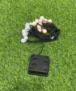 LUZ SOLAR NAVIDEÑA DE COLOR AMARILLA DE BOLA BLANCA 30L-8M 1UND